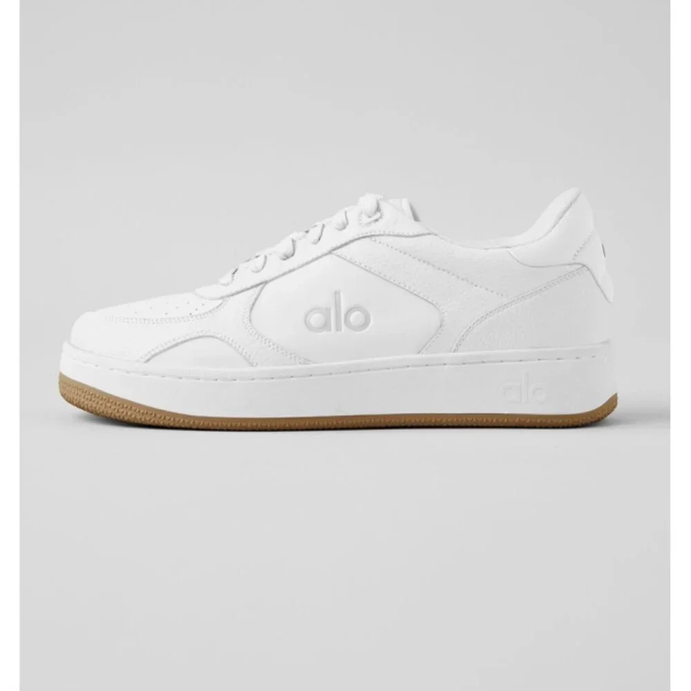 Alo Recovery Mode Sneakers Natural White Gum Tan Sporty Sports Athletic Shoes